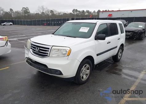 2014 Honda Pilot Lx z USA, uszkodzony, nr VIN 5FNYF3H2XEB012819